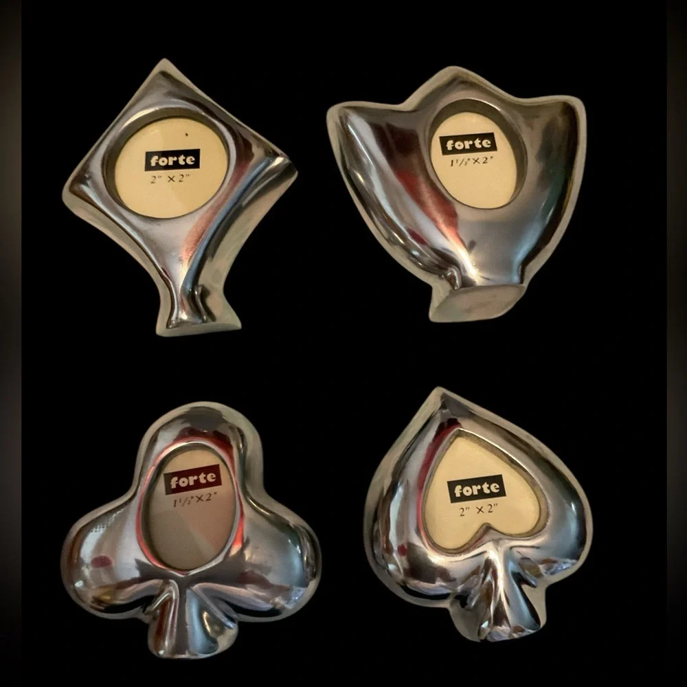 ♠️♥️♣️♦️ silver frames - Picture 2 of 6